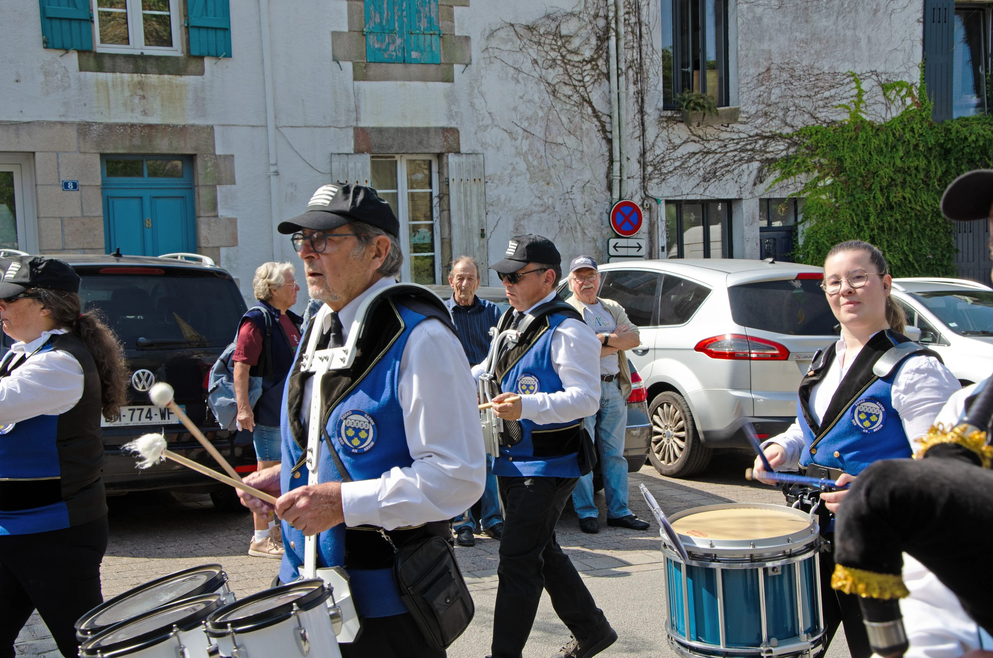 141 fete des battages 3 aout 2025 defile du bagad de baden