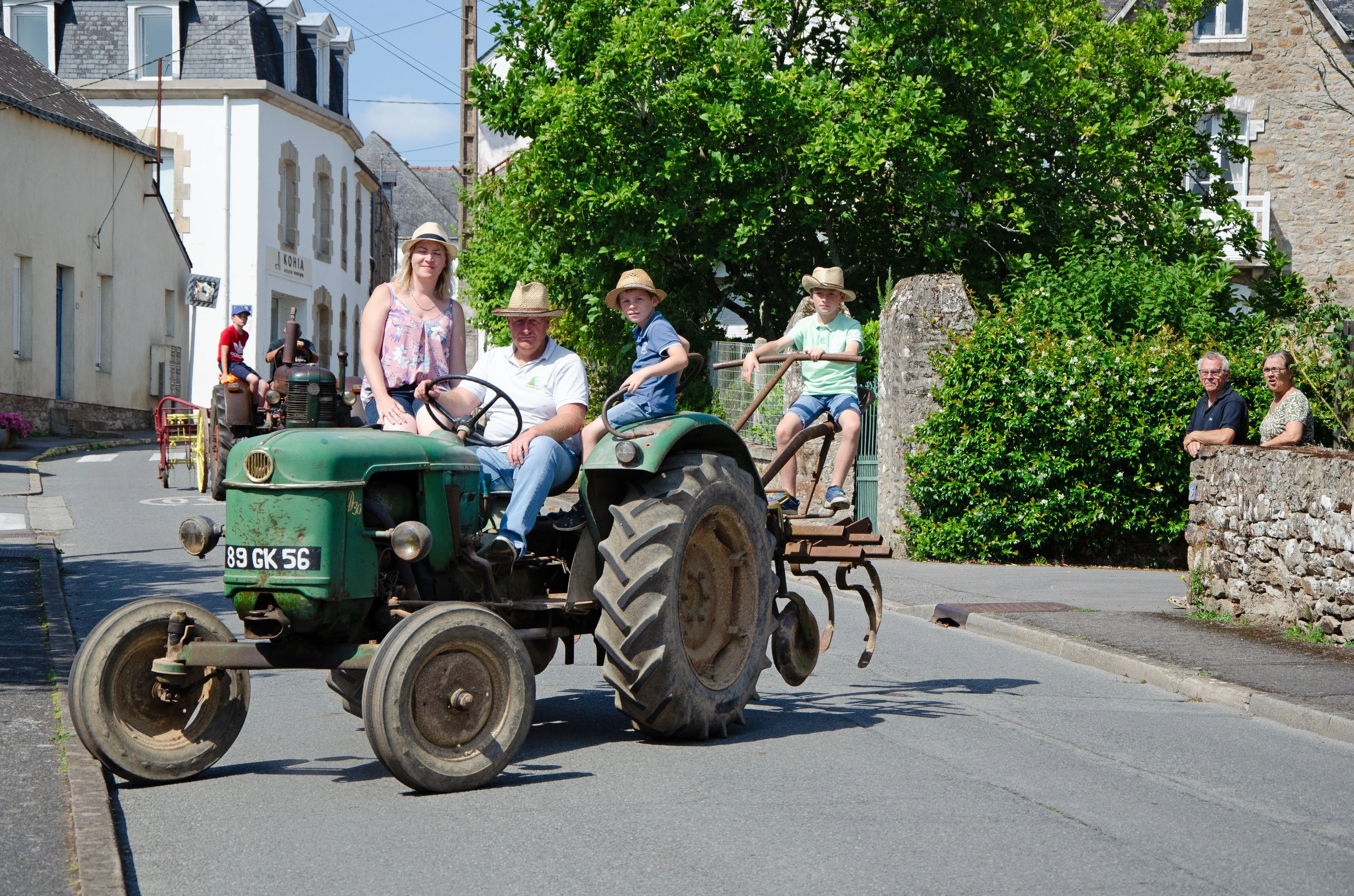 151 fete des battages 3 aout 2025 defile des tracteurs