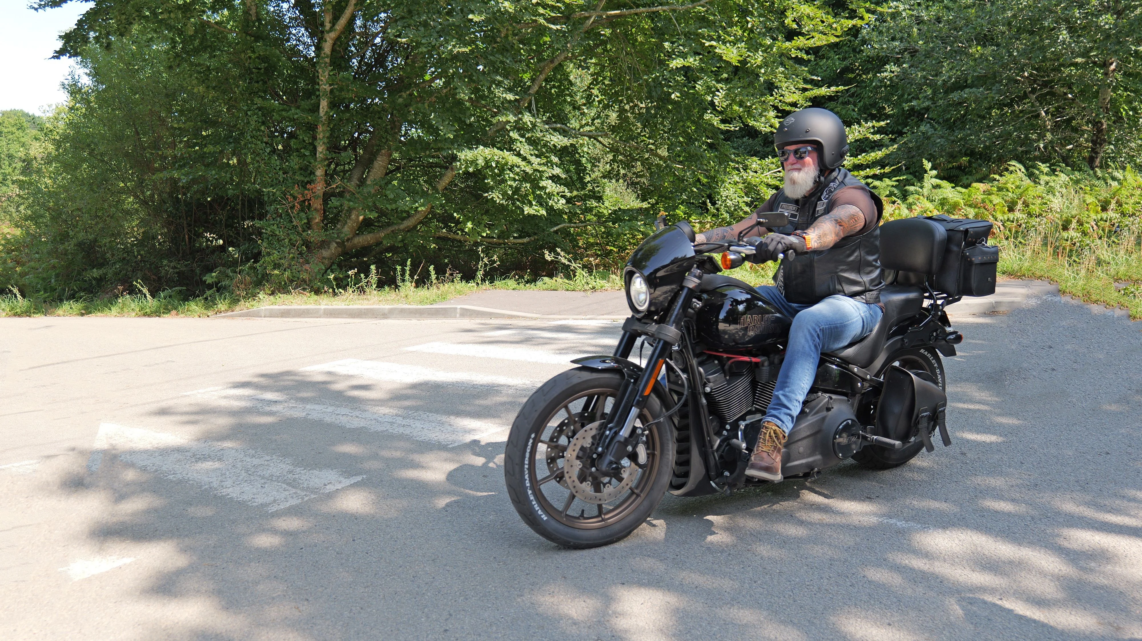 167 fete des battages 3 aout 2025 arrivee des motos a kergonano