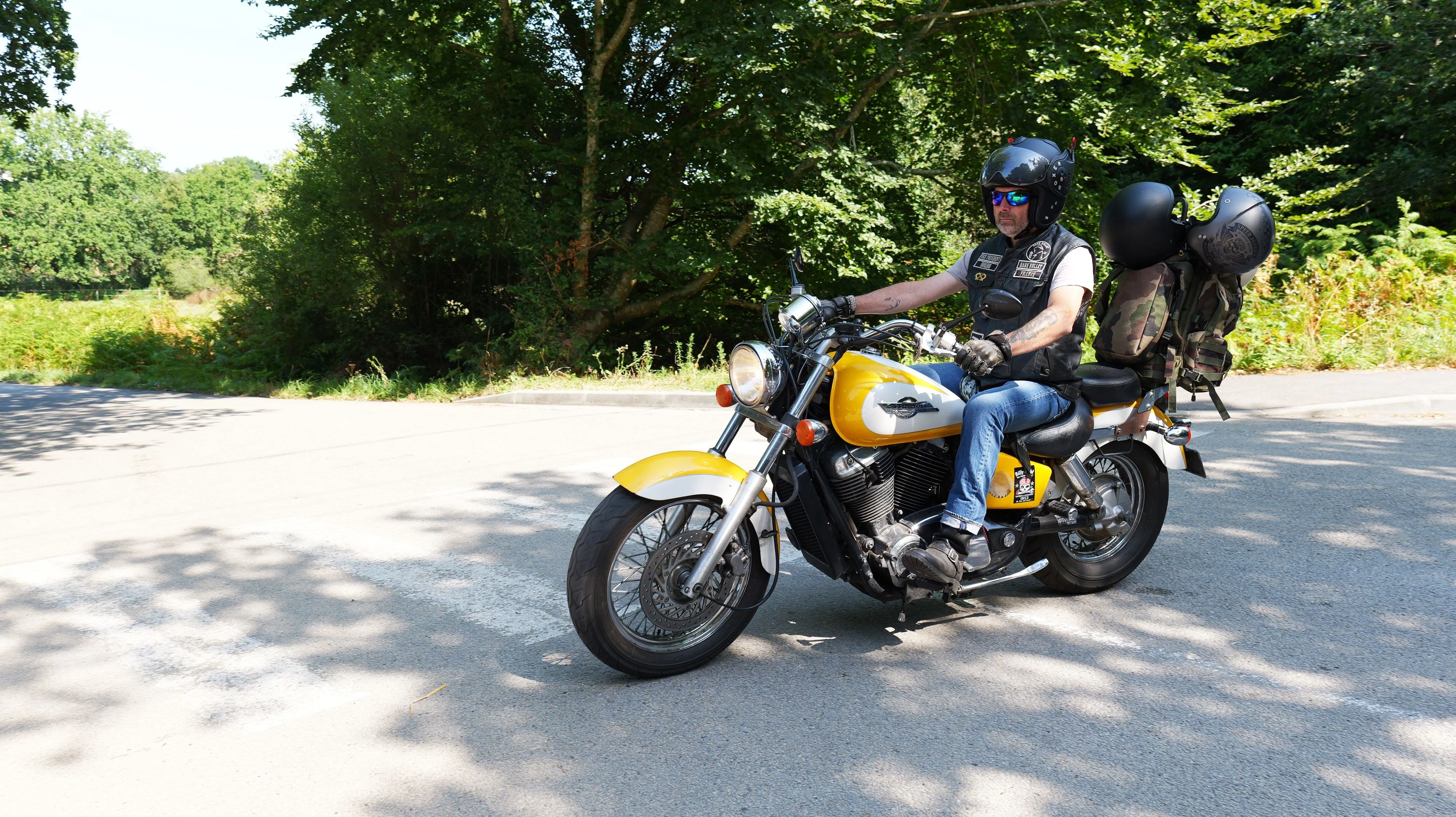 168 fete des battages 3 aout 2025 arrivee des motos a kergonano