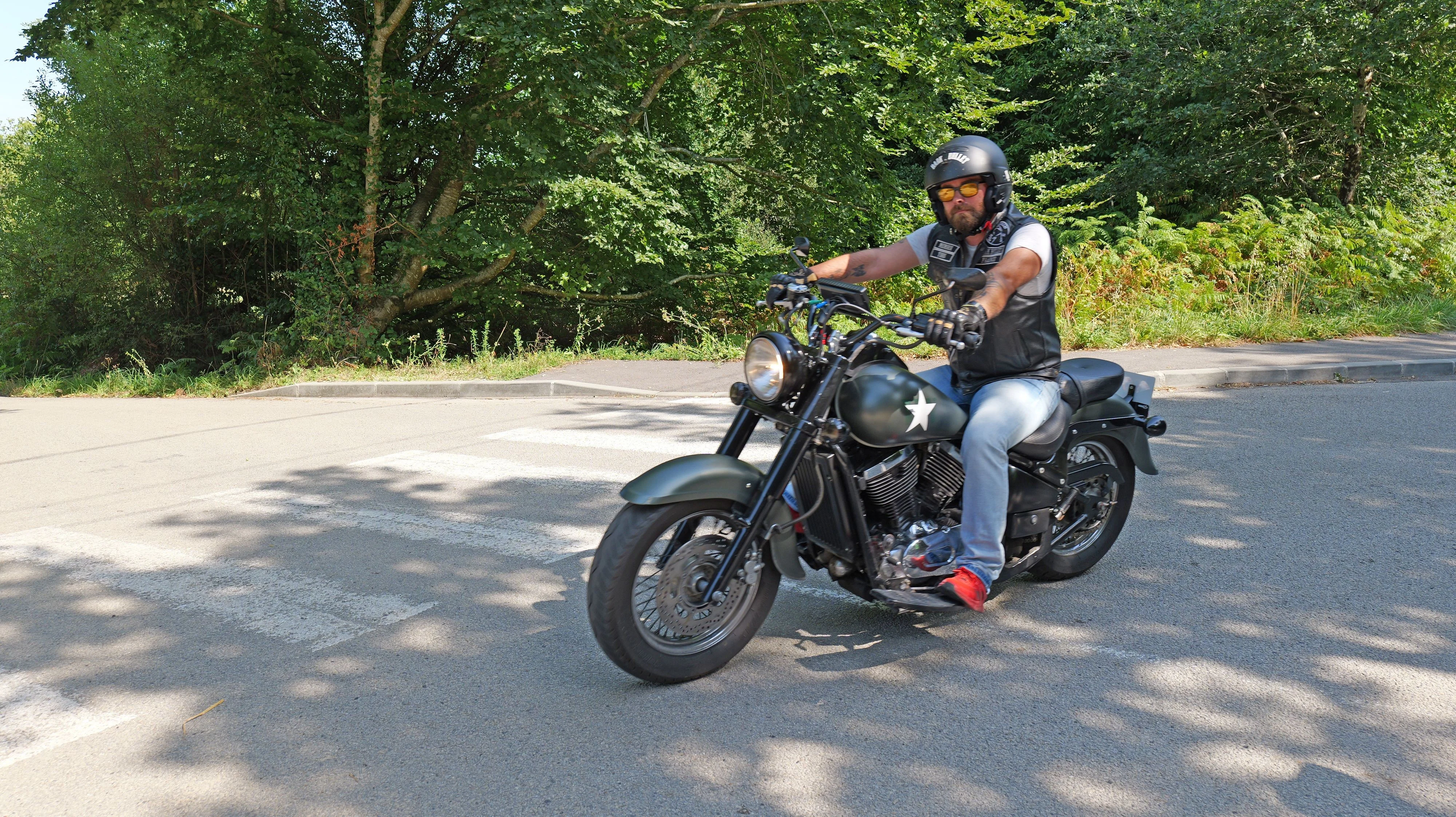 169 fete des battages 3 aout 2025 arrivee des motos a kergonano
