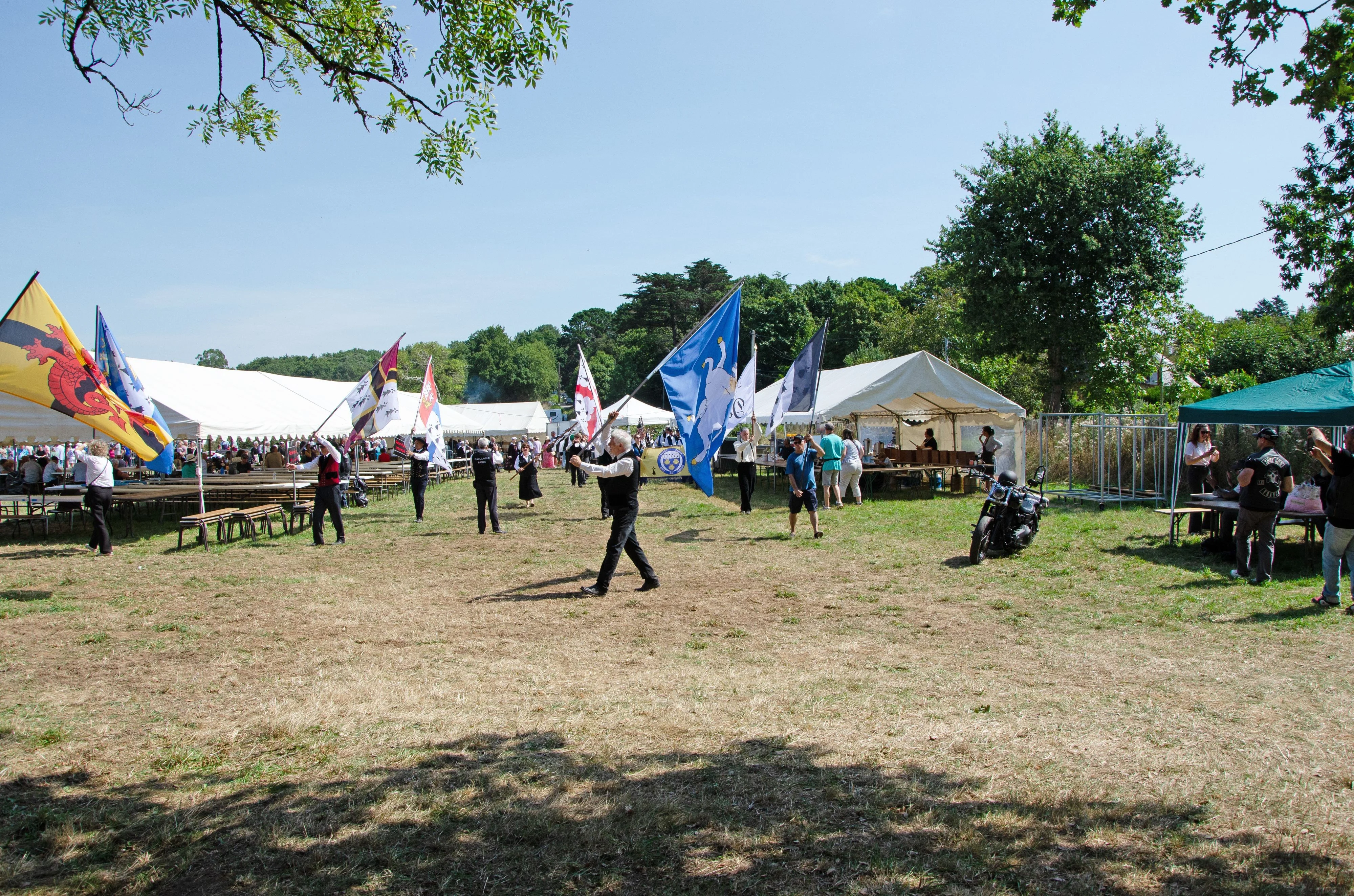 227 fete des battages 3 aout 2025 porte drapeaux a kergonano