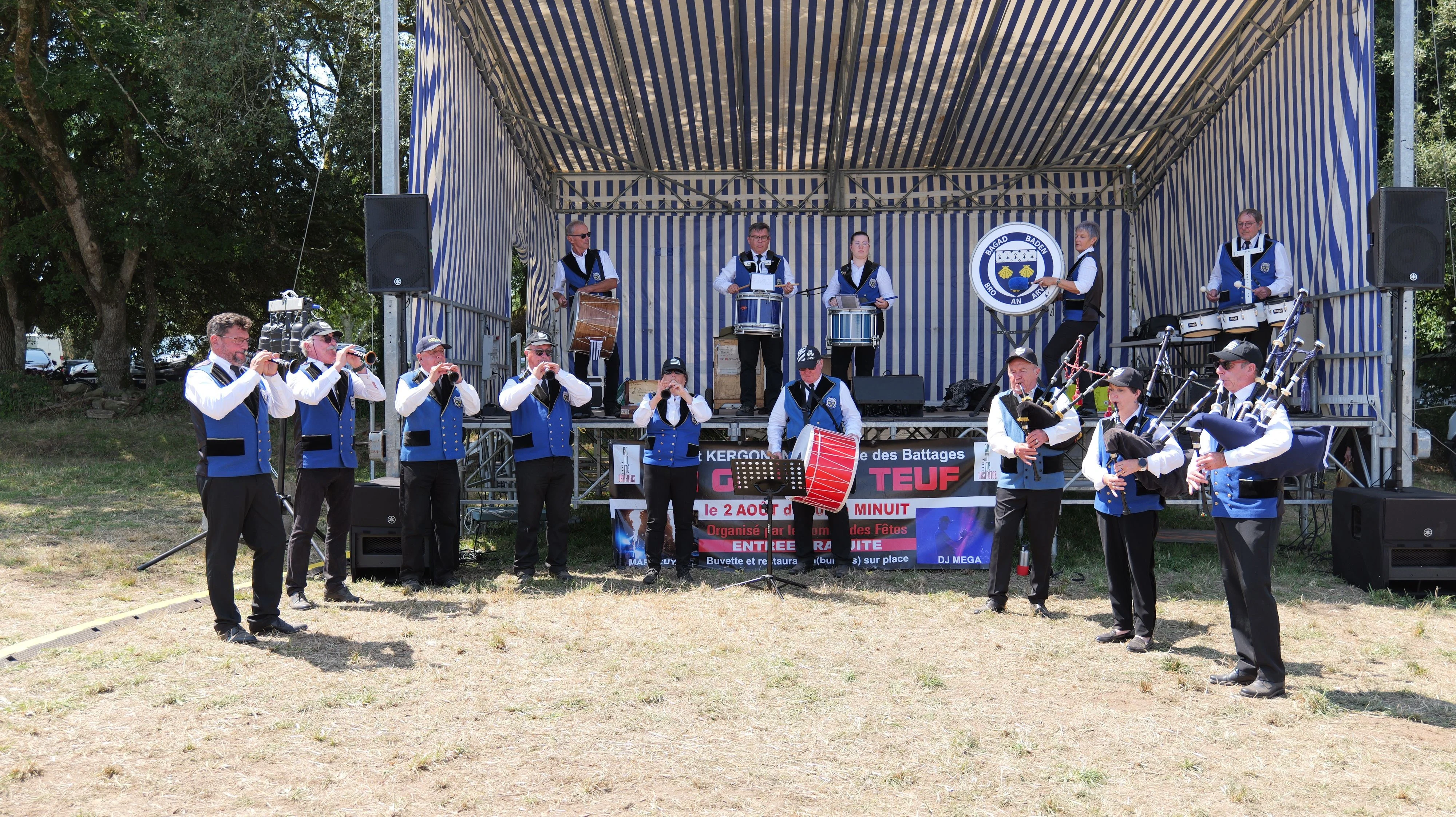256 fete des battages 3 aout 2025 bagad de baden