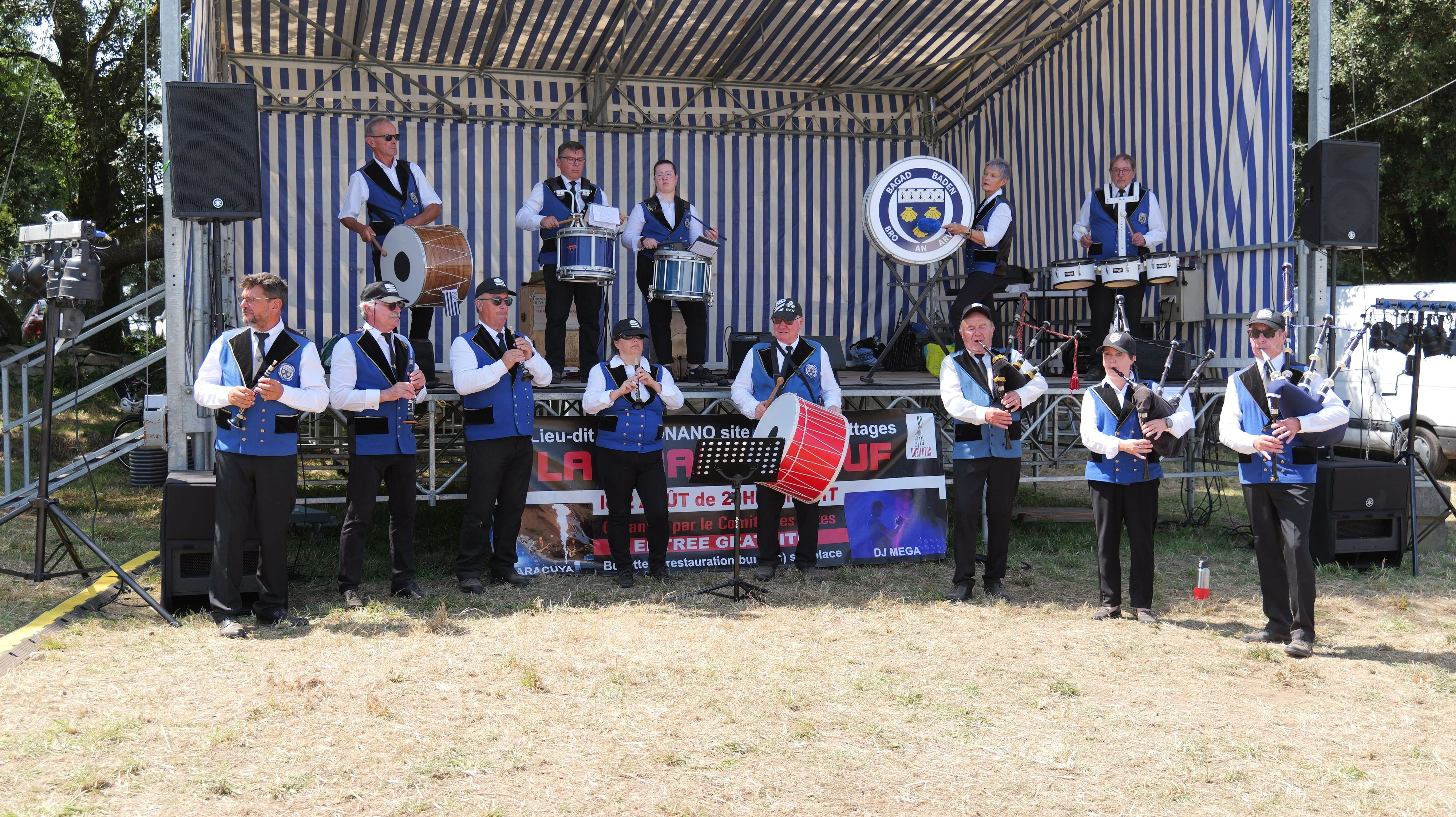 257 fete des battages 3 aout 2025 bagad de baden