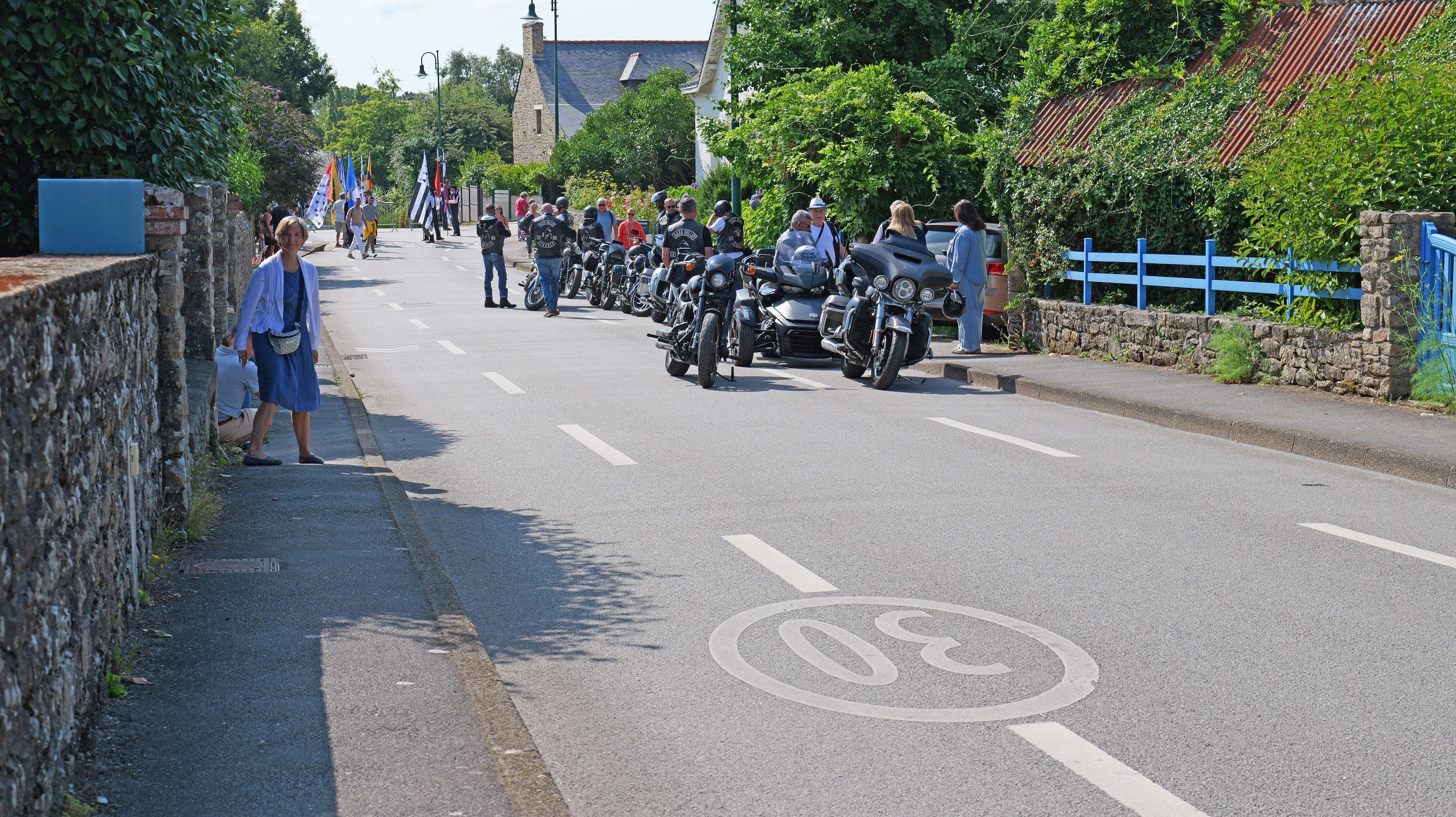 26 fete des battages 3 aout 2025 defile des motos