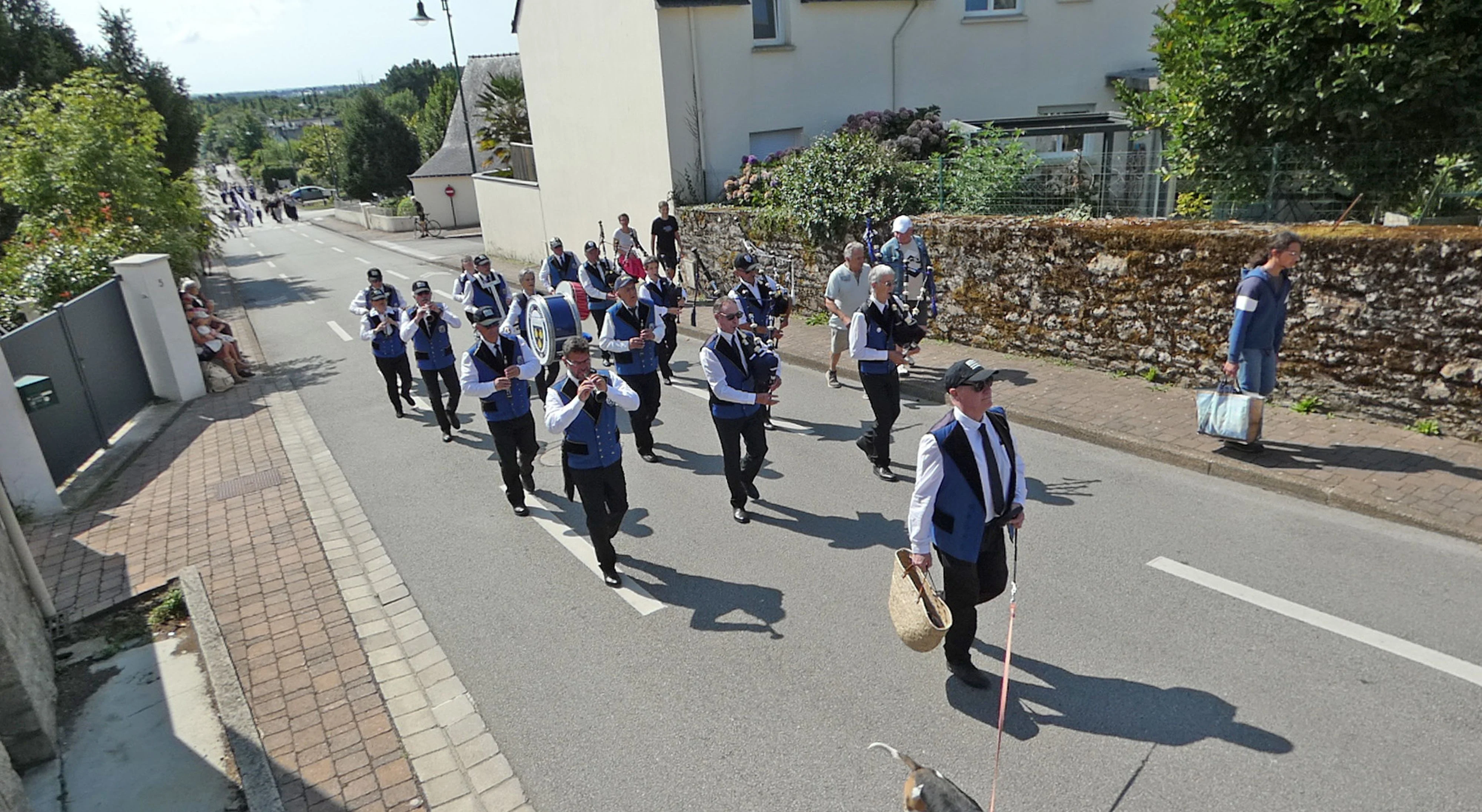 86 fete des battages 3 aout 2025 defile du bagad de baden